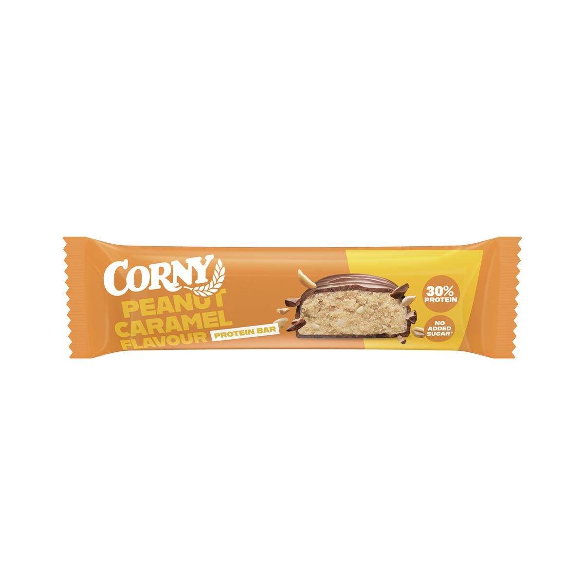 Trvanlivé potraviny - CORNY Proteinová tyčinka 30% arašídy-karamel 50g