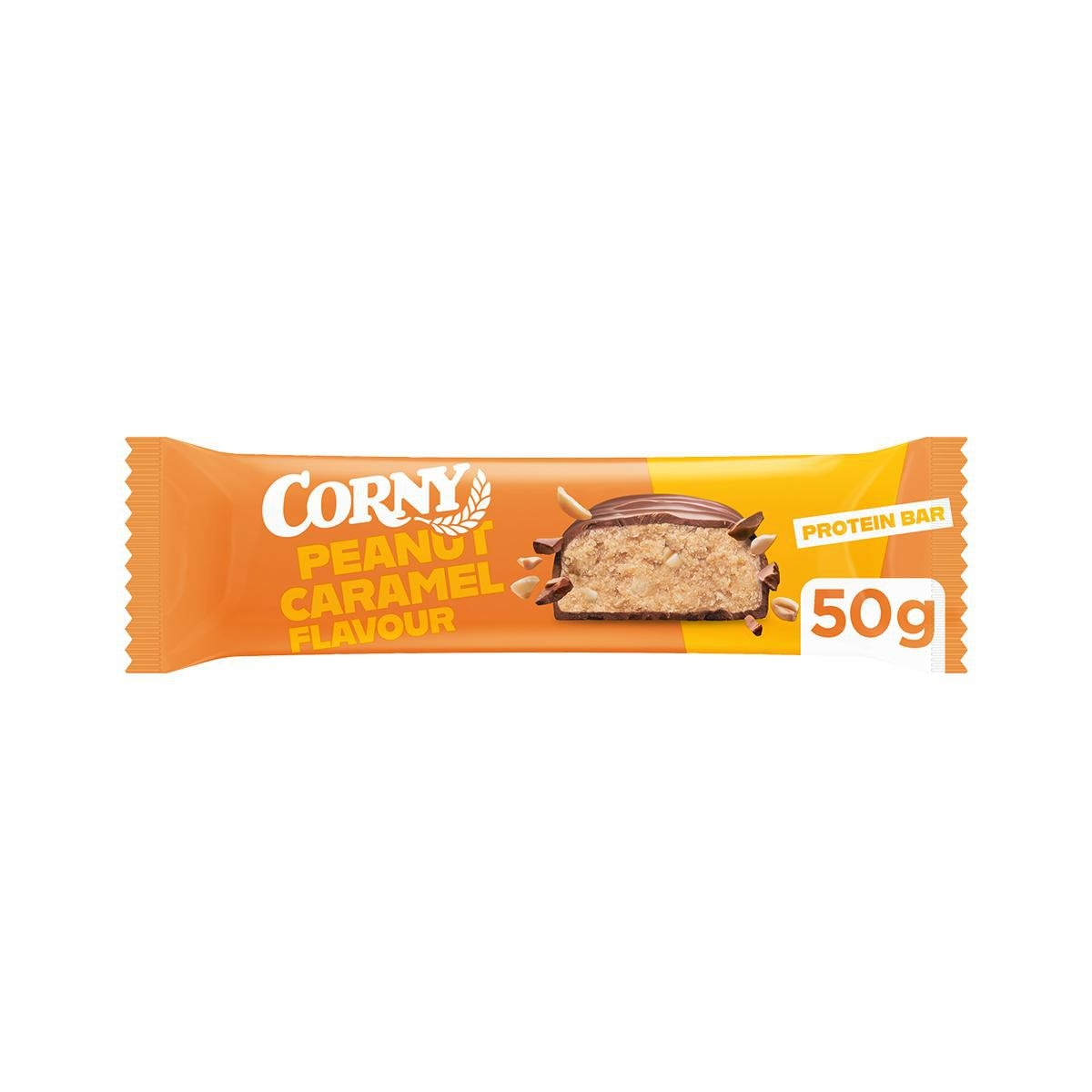 CORNY Proteinová tyčinka 30% arašídy-karamel 50g-0