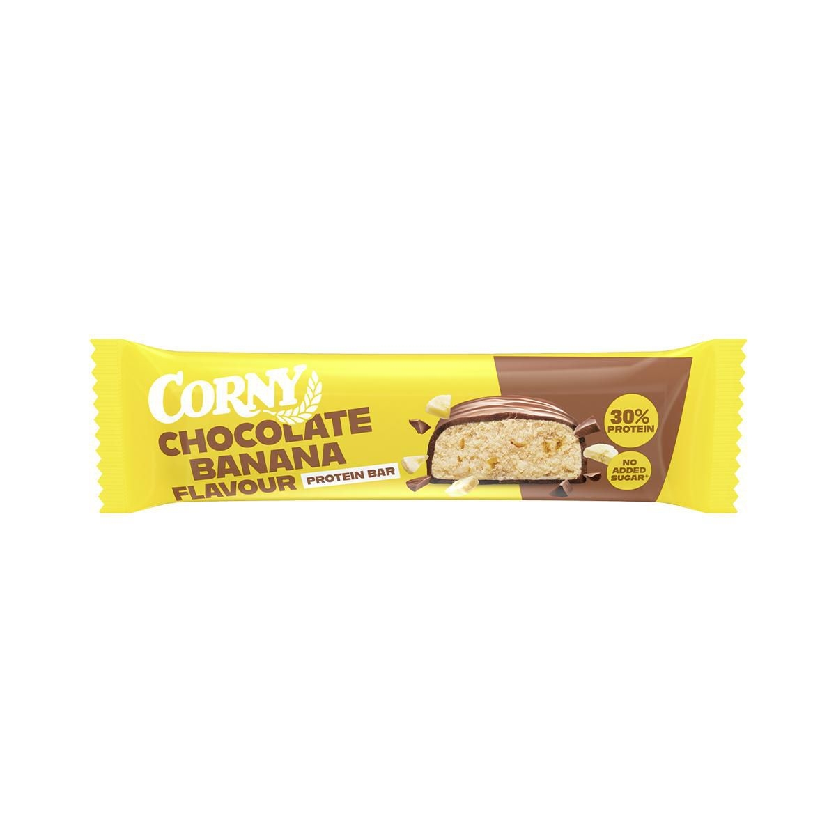 Trvanlivé potraviny - CORNY Proteinová tyčinka 30% banán 50 g
