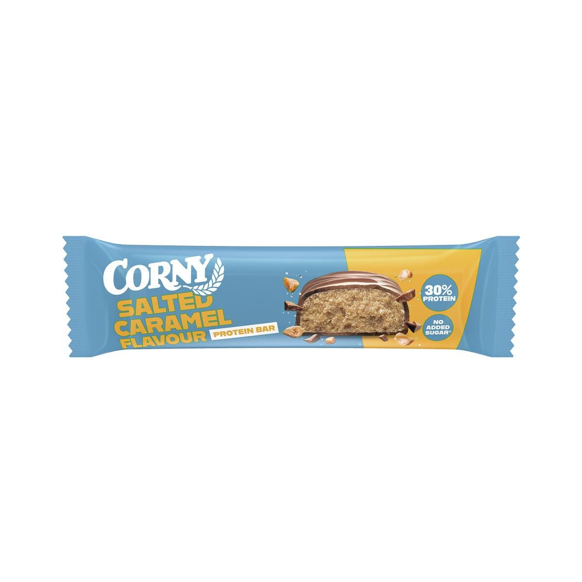 Trvanlivé potraviny - CORNY Proteinová tyčinka 30% slaný karamel 50 g