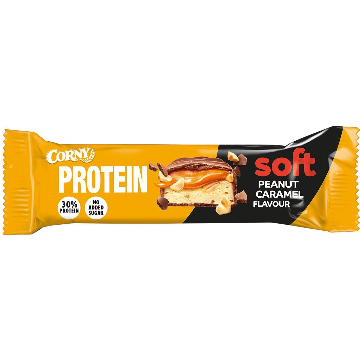 Trvanlivé potraviny - CORNY SOFT proteinová tyčinka Arašídy-karamel 45g