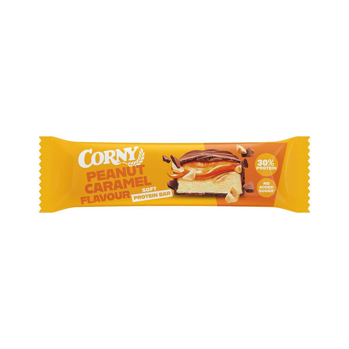 Trvanlivé potraviny - CORNY SOFT proteinová tyčinka Arašídy-karamel 45g