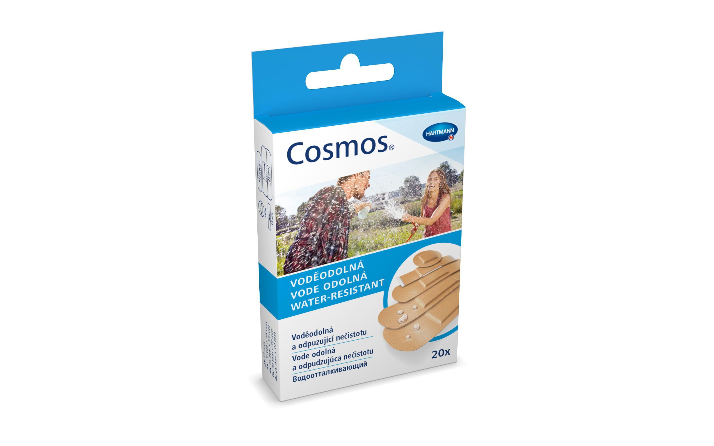 Péče o zdraví - Cosmos Náplast voděodolná 5 velikostí 20ks