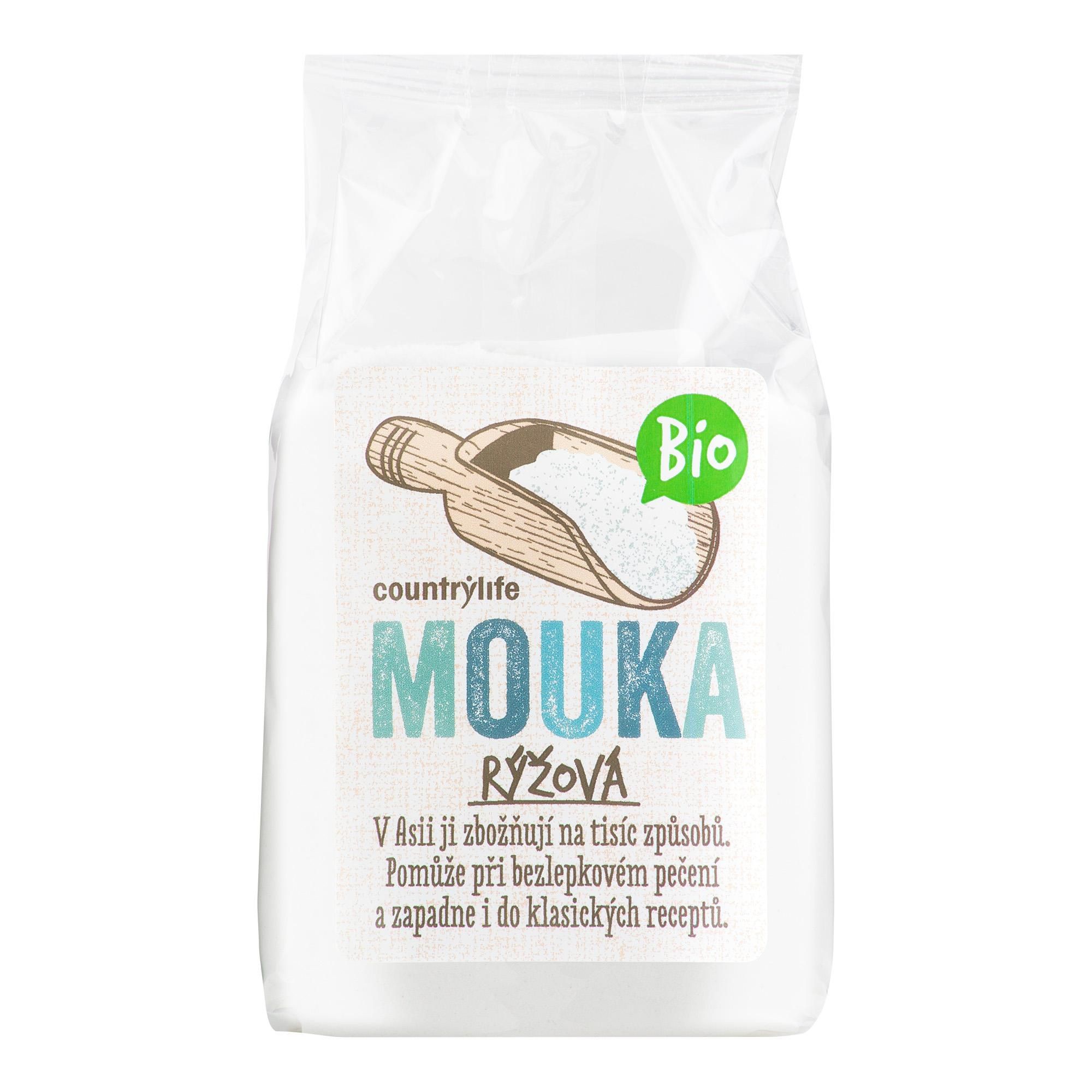 Trvanlivé potraviny - Country Life BIO Mouka rýžová 400 g