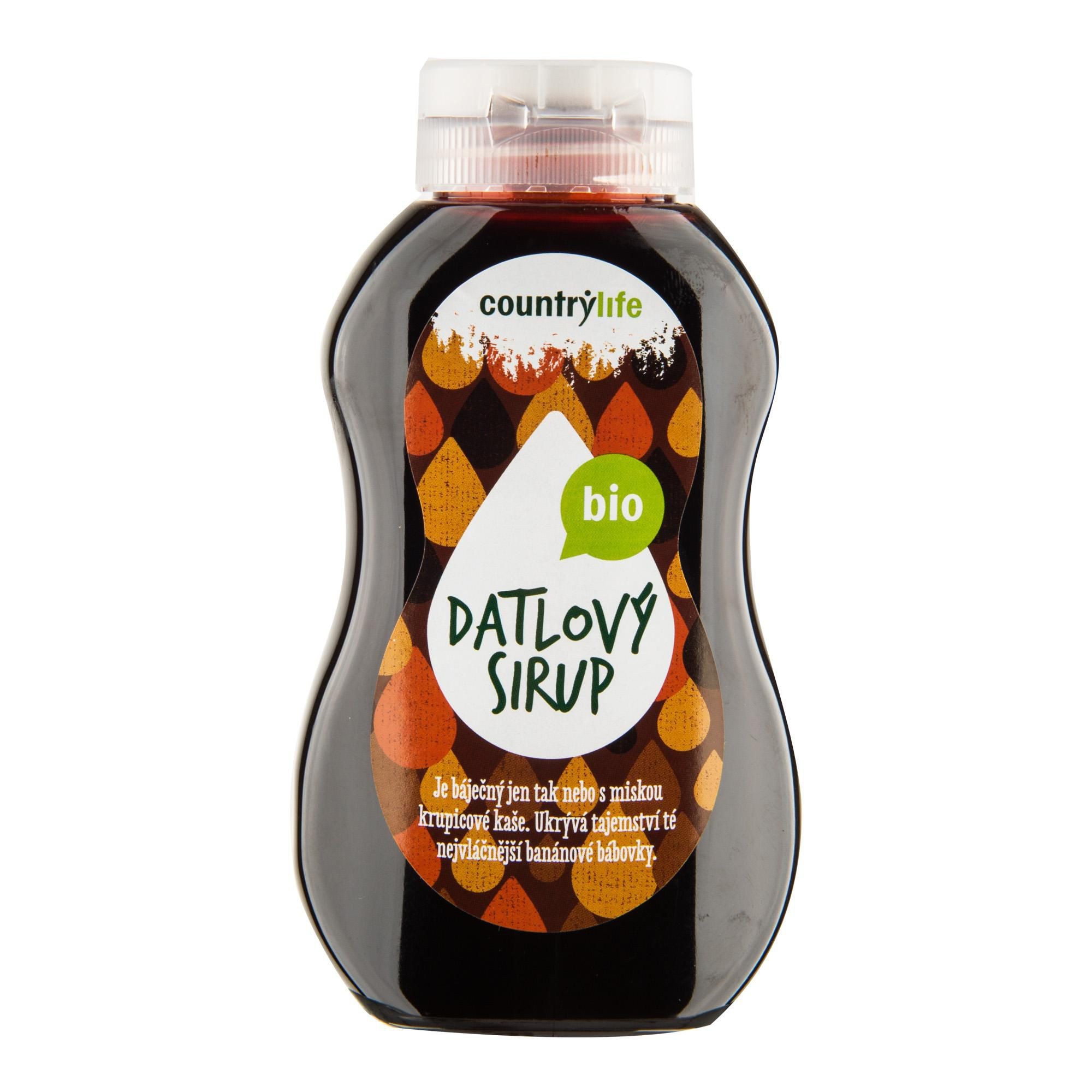 Trvanlivé potraviny - Country life BIO Sirup datlový 250 ml
