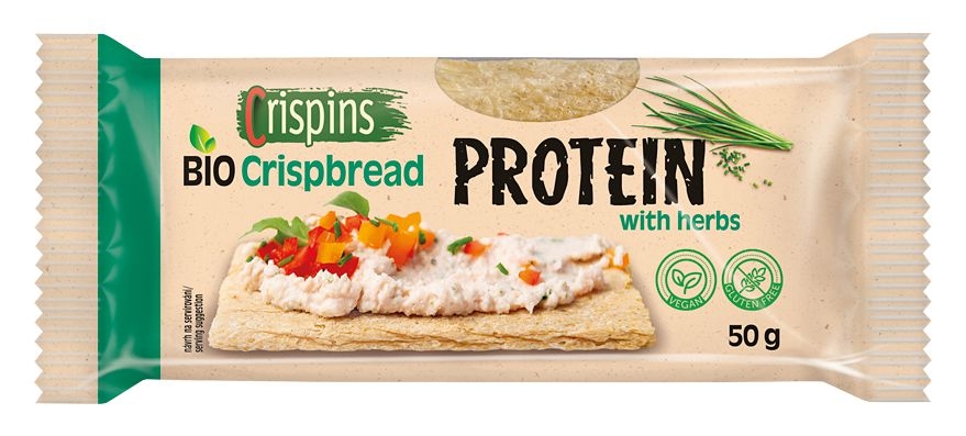 Zdravý svět - Crispins BIO Křehký plátek proteinový 50 g