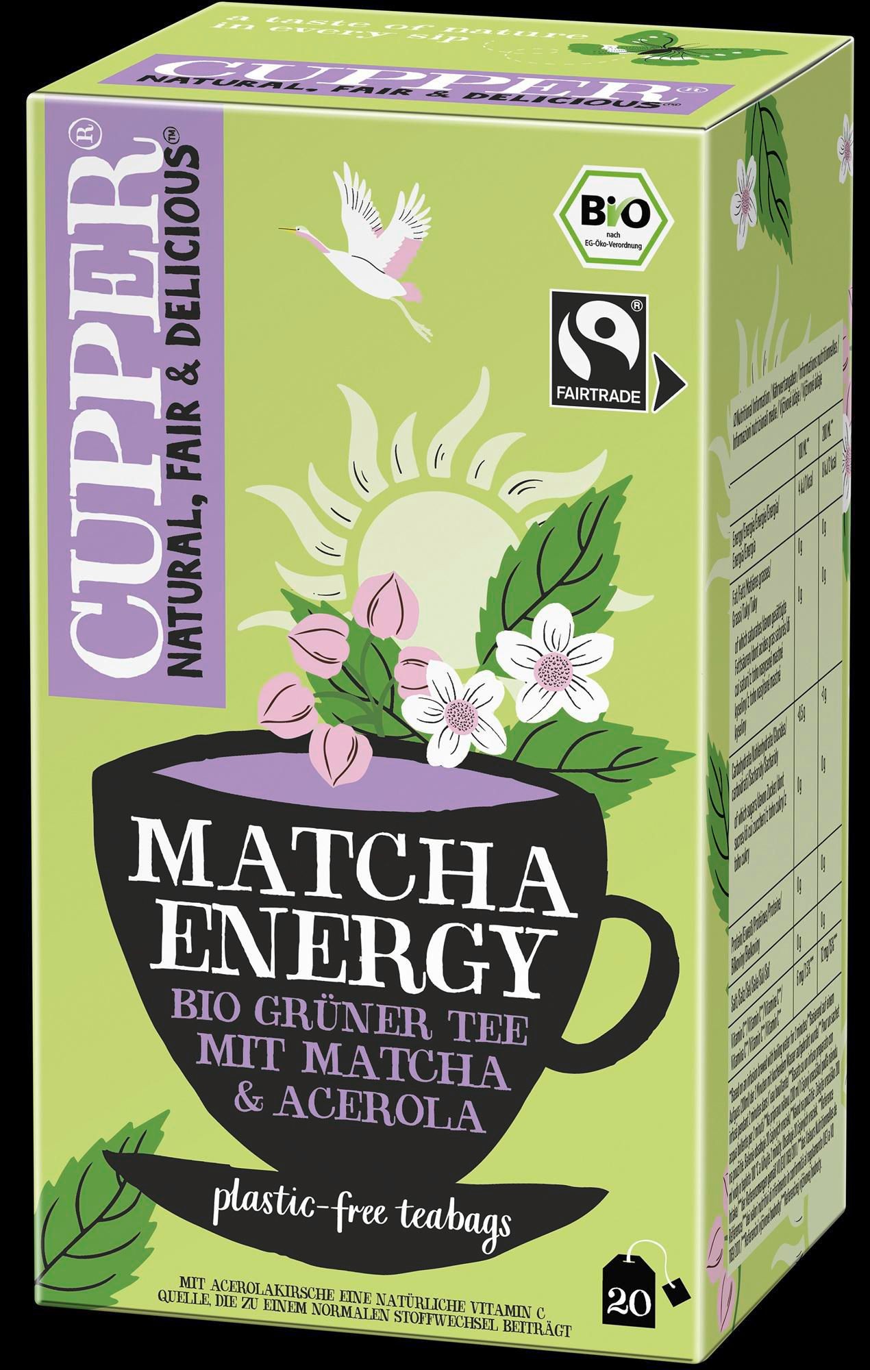 Zdravý svět - CUP BIO Zel.čaj MatchaEnergy20x2g