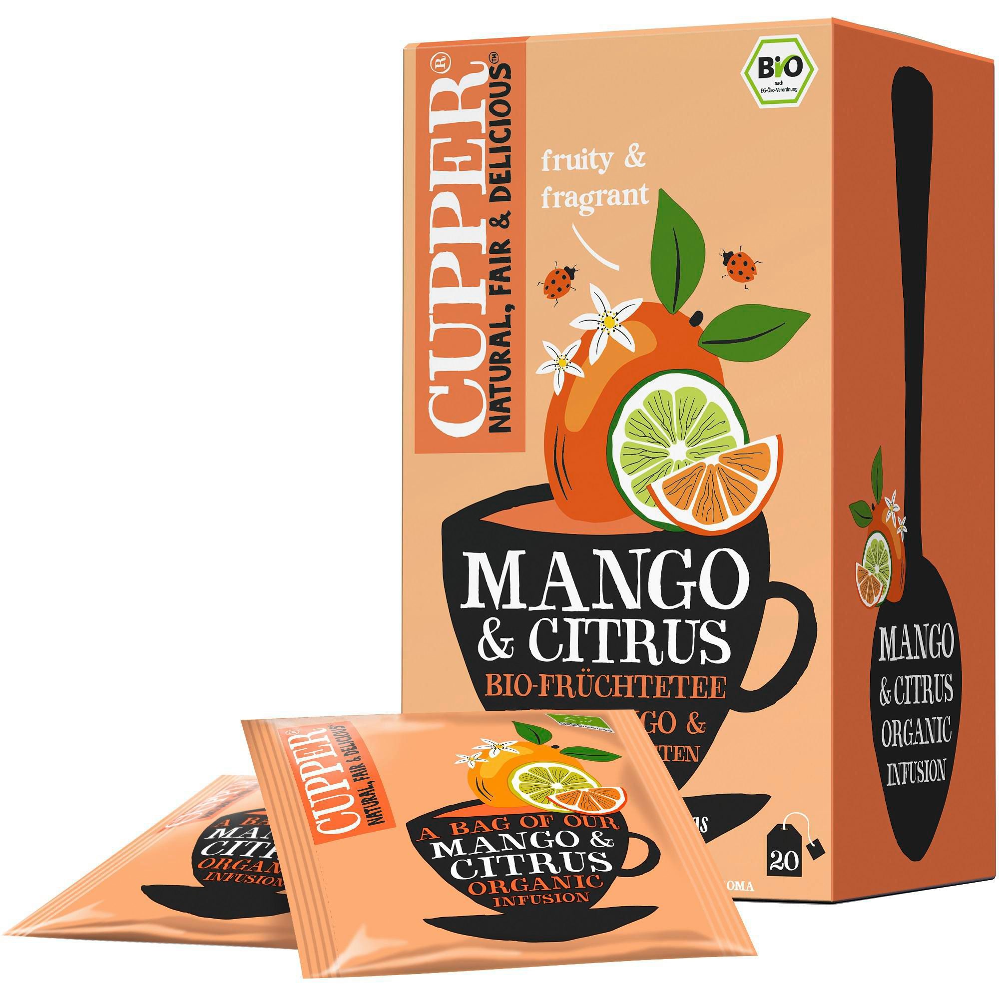 Zdravý svět - Cupper BIO Mango Citrus 20x1,8g