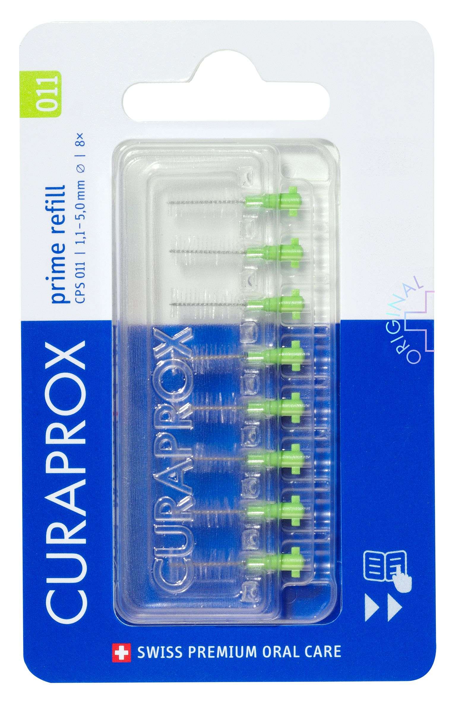 Drogerie a kosmetika - Curaprox CPS 011 prime 8 ks blister refill