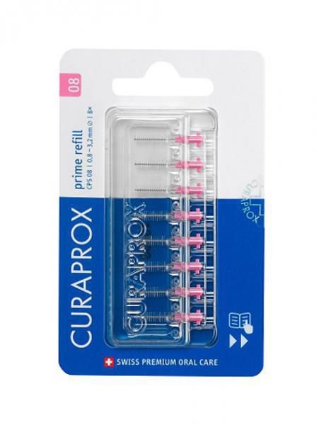 Drogerie a kosmetika - Curaprox CPS 08 prime 8 ks blister refill