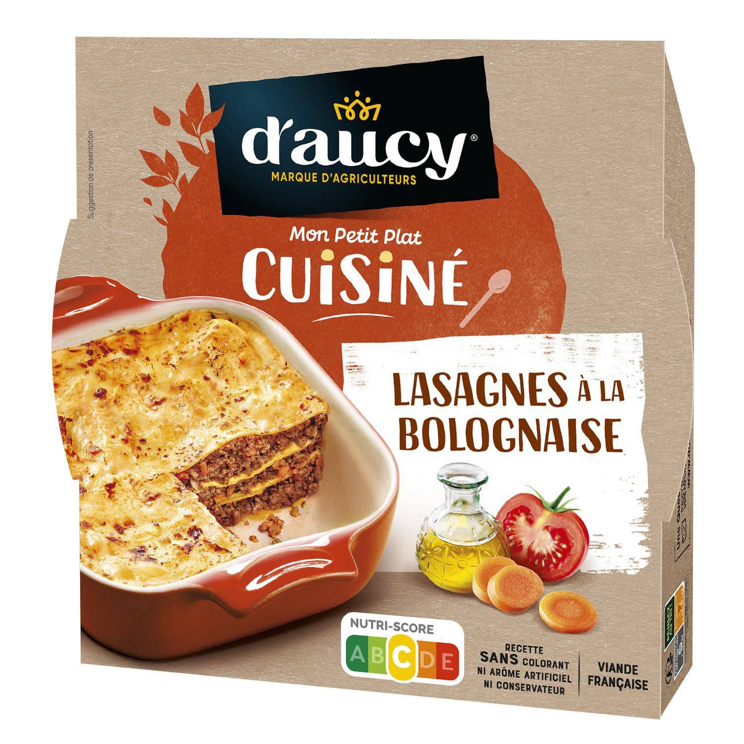 Hotová jídla - D´aucy Lasagnes a la bolognaise 300g