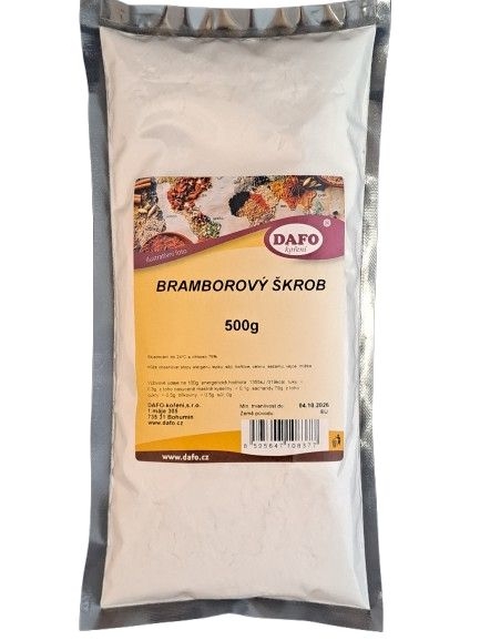 Trvanlivé potraviny - Dafo Bramborový škrob 500g