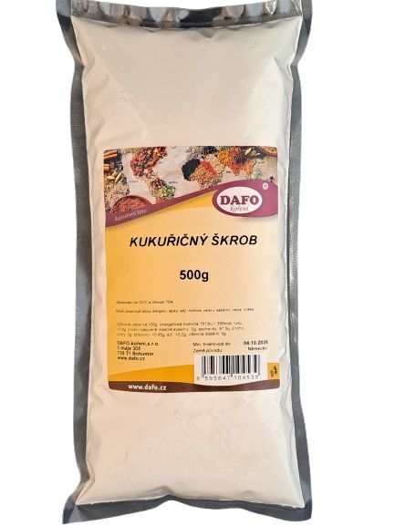 Trvanlivé potraviny - Dafo Kukuřičný škrob 500g