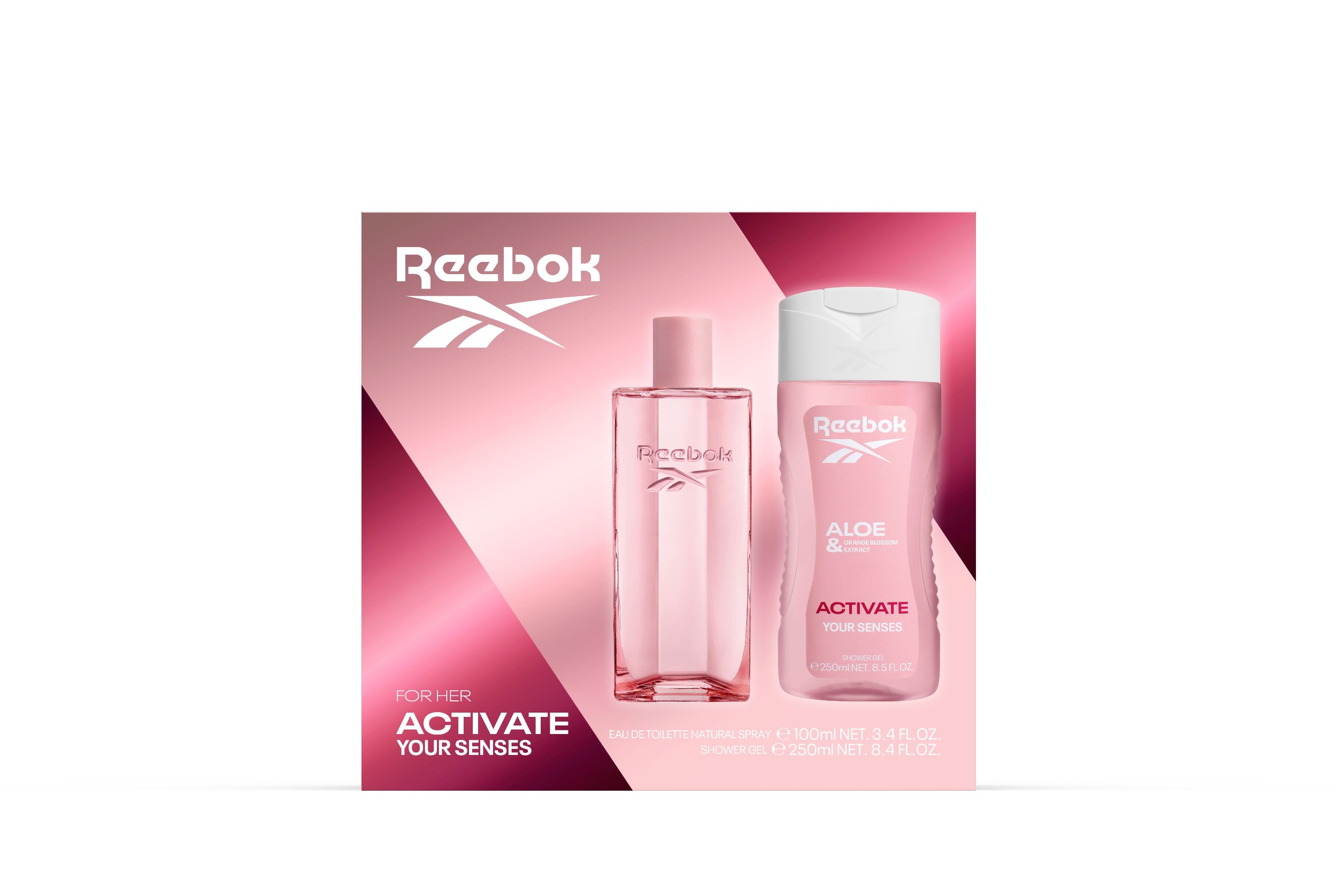 Drogerie a kosmetika - Dámský Reebok Activate Set EDT 100ml + GEL 250ml