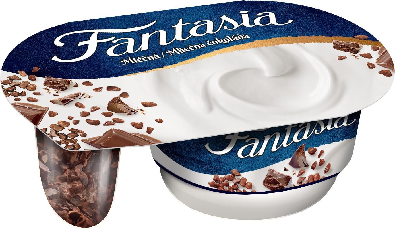 Mléčné a chlazené - Danone Fantasia Jogurt s mléčnou čokoládou 110 g
