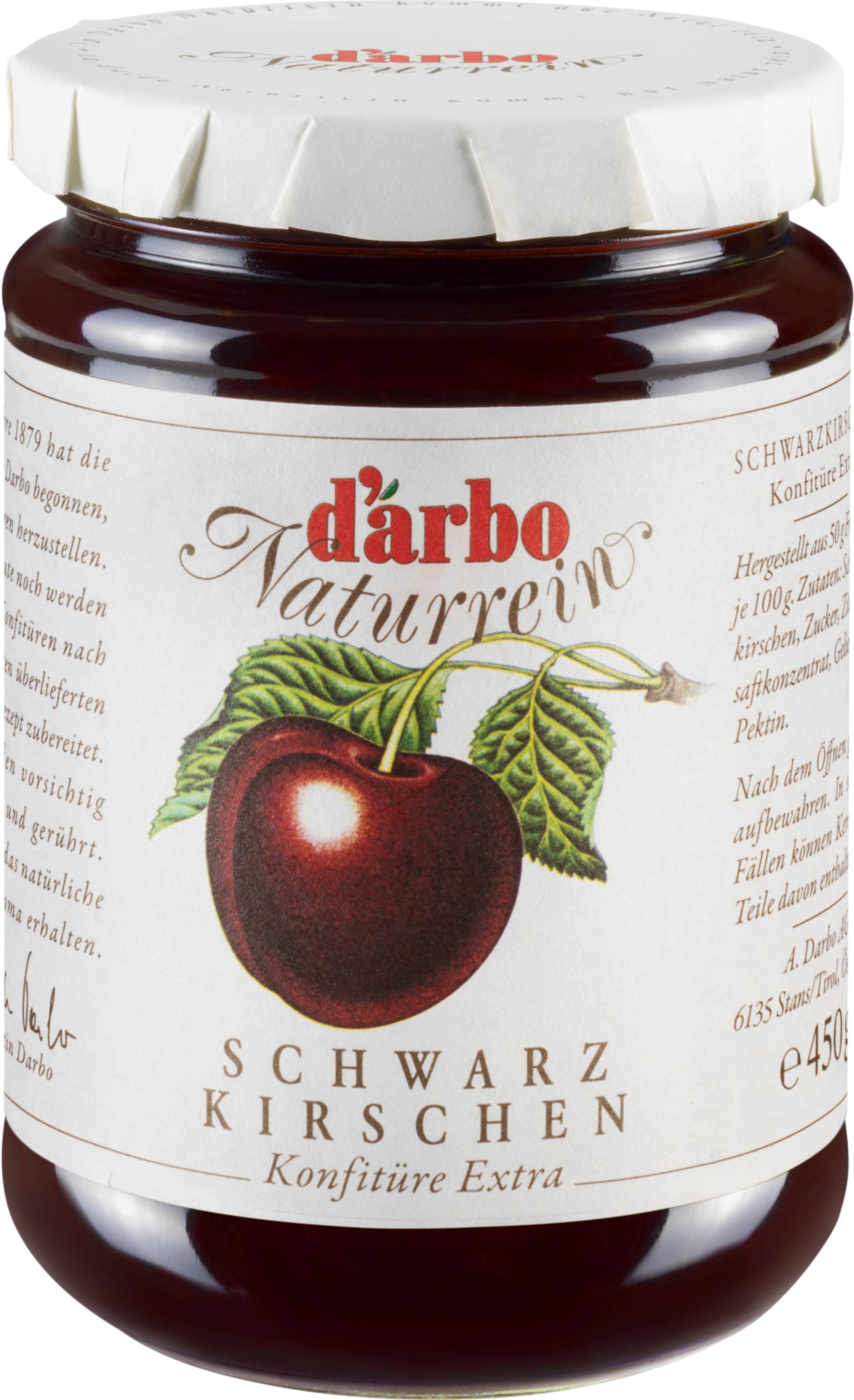 Trvanlivé potraviny - Darbo Džem černá třešeň 450g