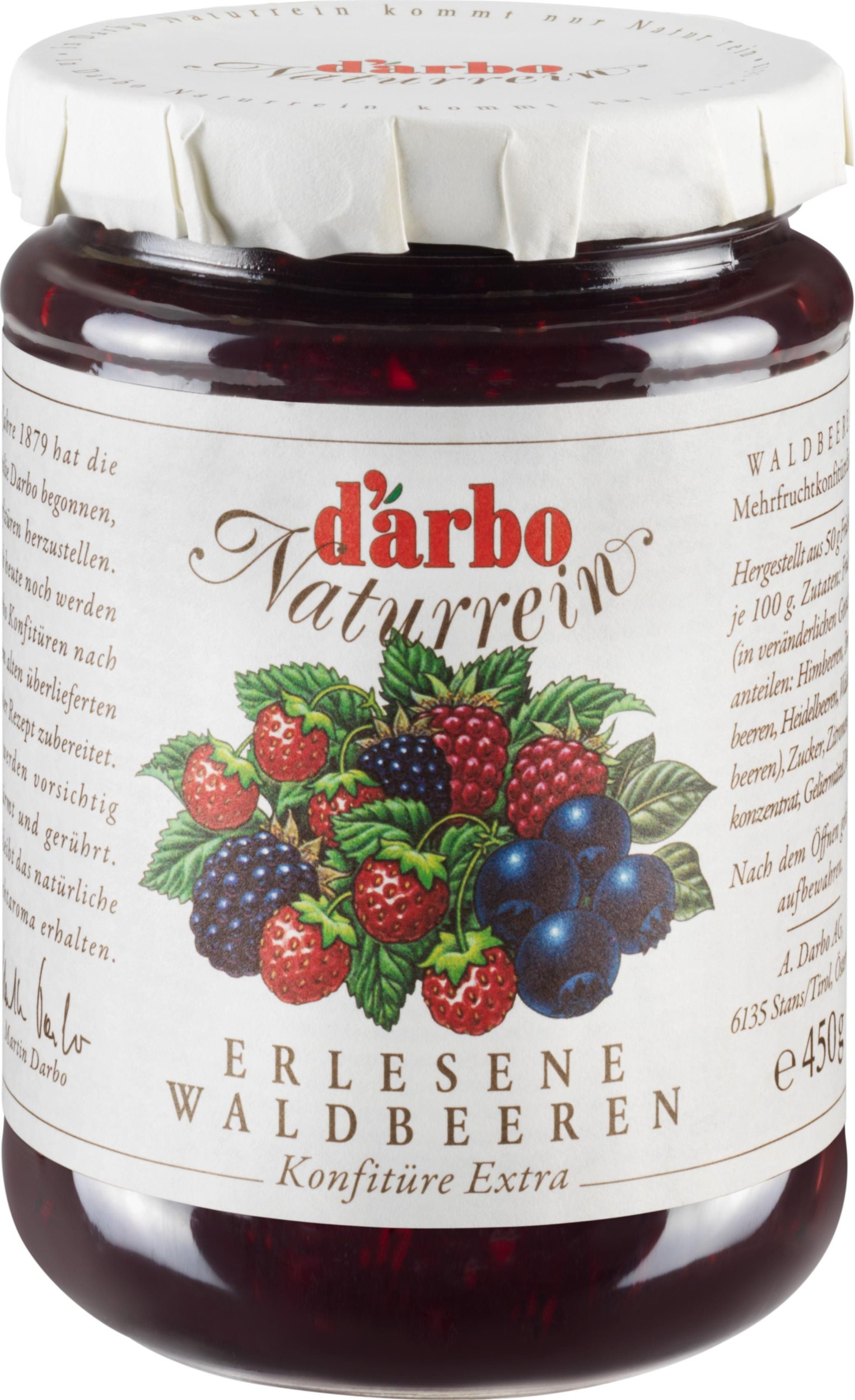 Trvanlivé potraviny - Darbo Džem lesní směs 450g