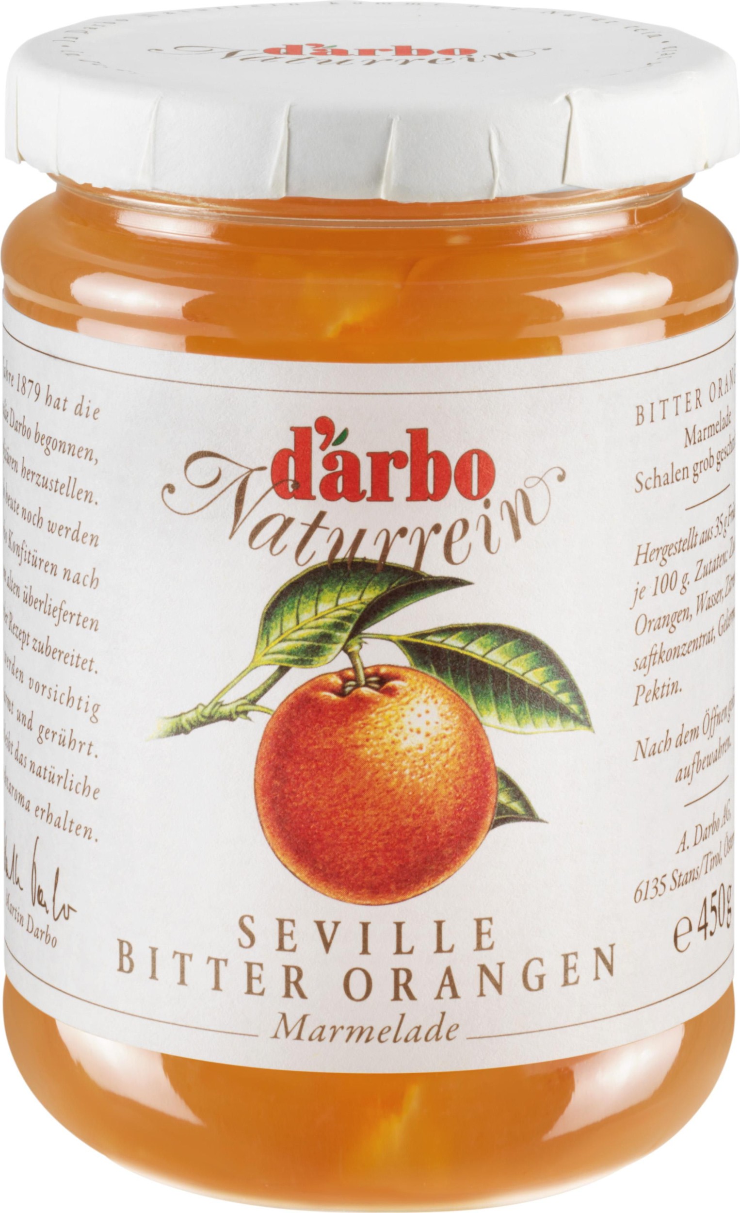 Trvanlivé potraviny - Darbo Marmeláda pomerančová 450g