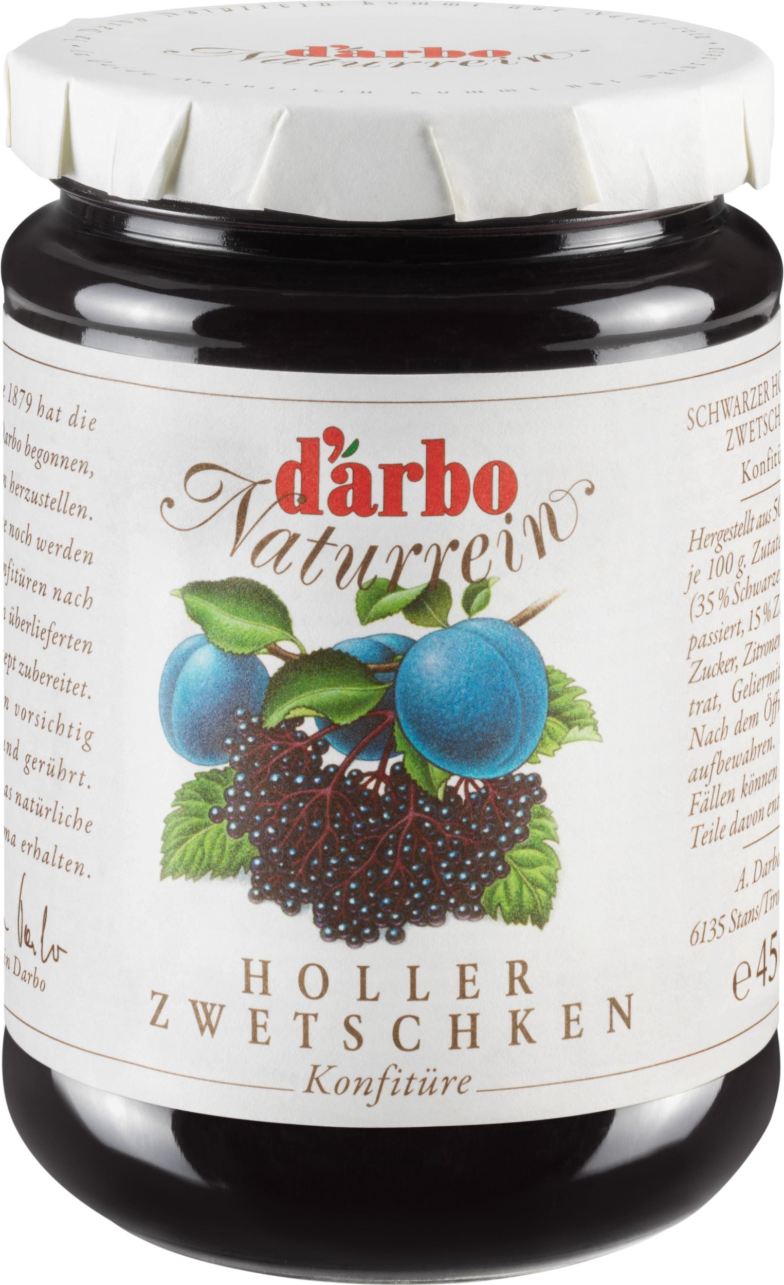 Trvanlivé potraviny - Darbo Pomazánka švestka, černý bez 450g