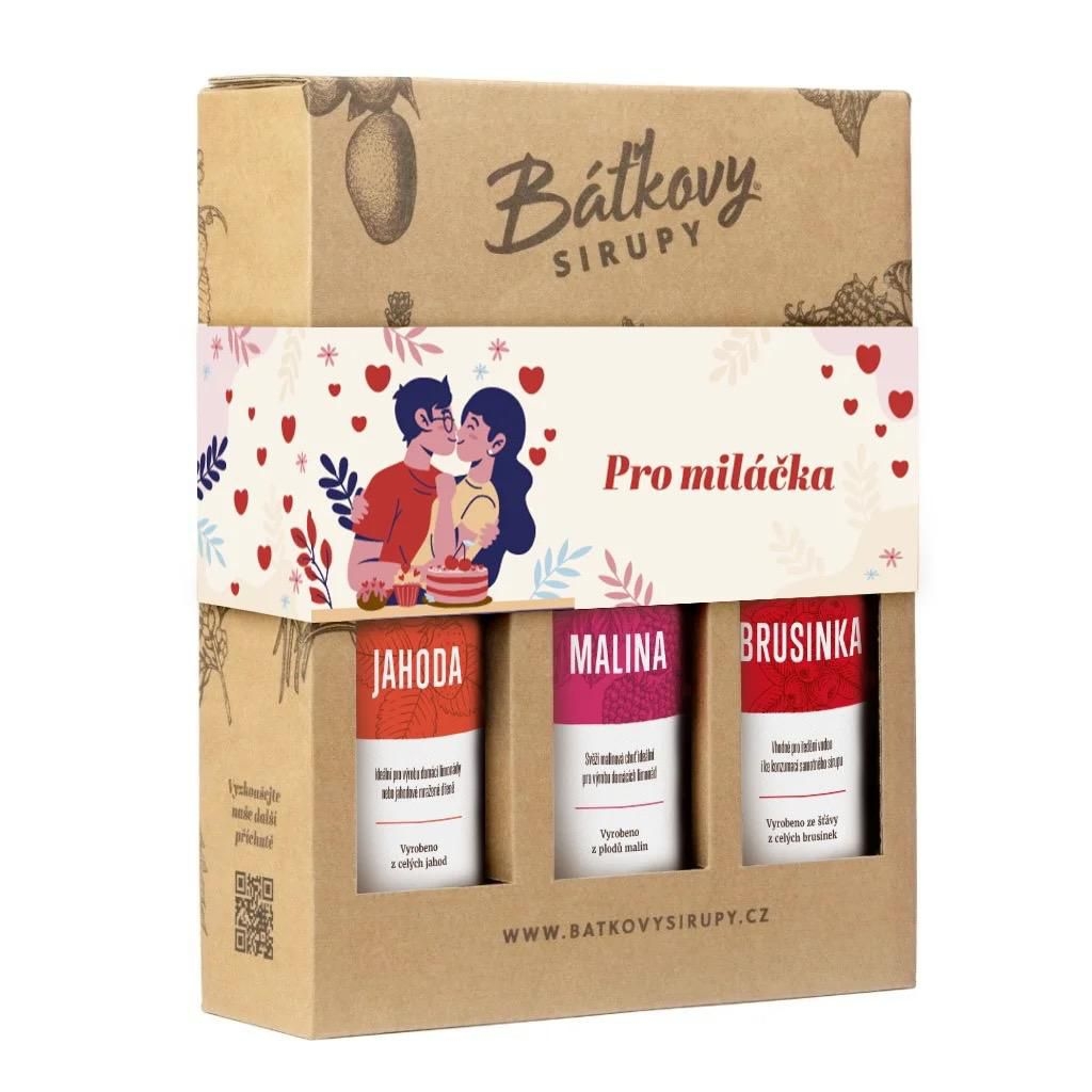 Nápoje - Dárková sada Pro miláčka 3x500ml