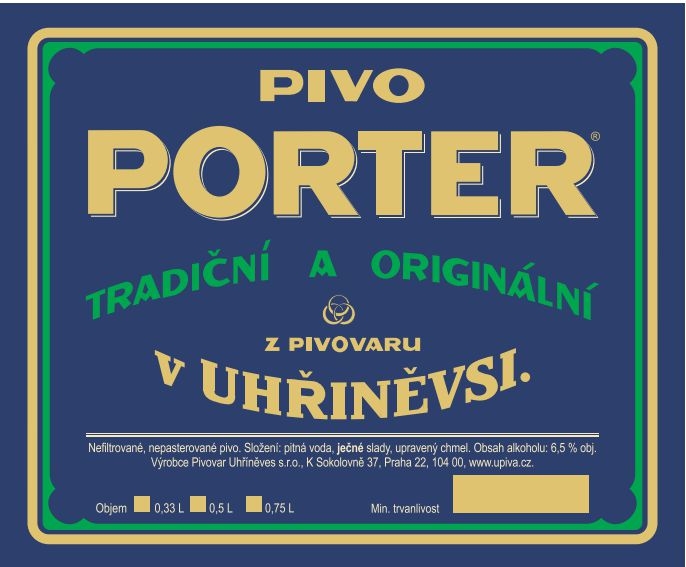 Nápoje - Dárkový balíček 2 x 0,75 l sklo Kaštanové pivo, Porter