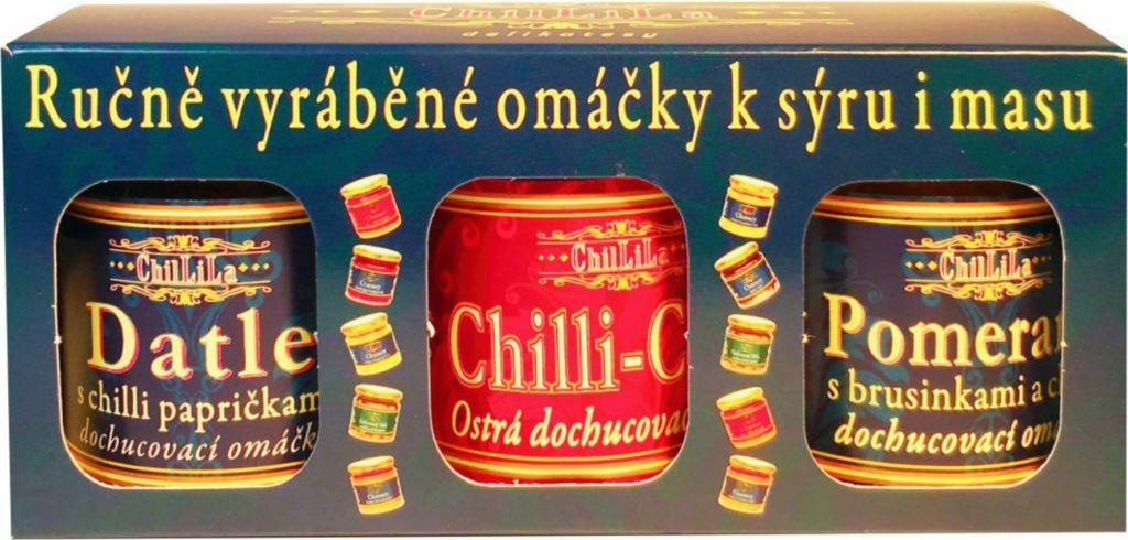 Trvanlivé potraviny - Dárkový box Chillila Blue 3x60ml