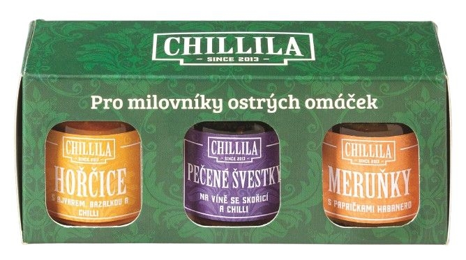 Trvanlivé potraviny - Dárkový box Chillila Green 3x60ml