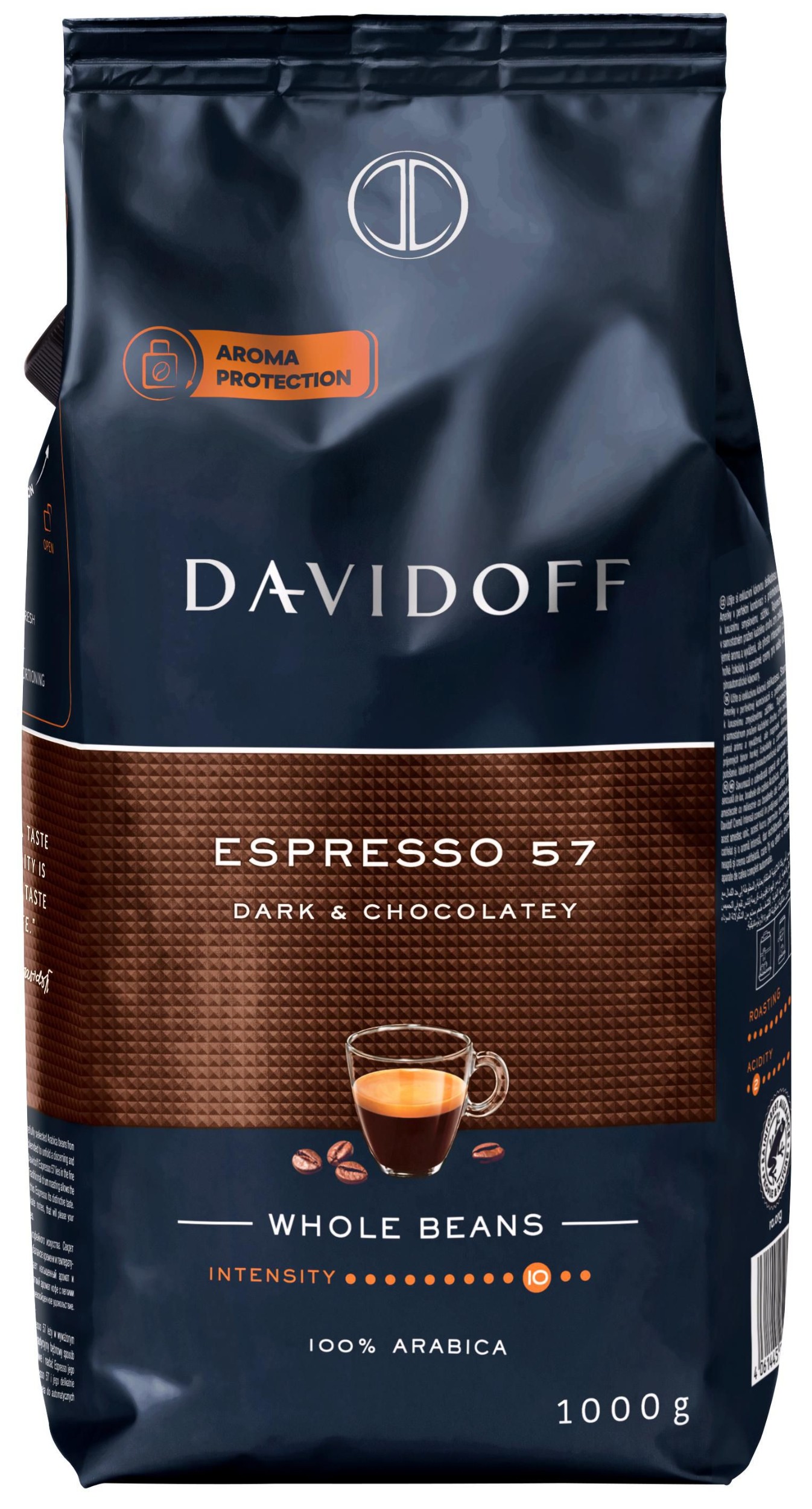 Nápoje - Davidoff Café Espresso zrnková káva 57 1000 g