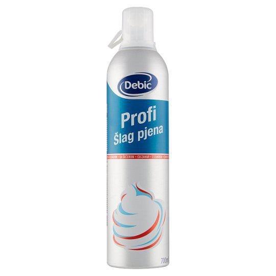 Mléčné a chlazené - Debic šlehačka mléčná s cukrem spray 700 ml
