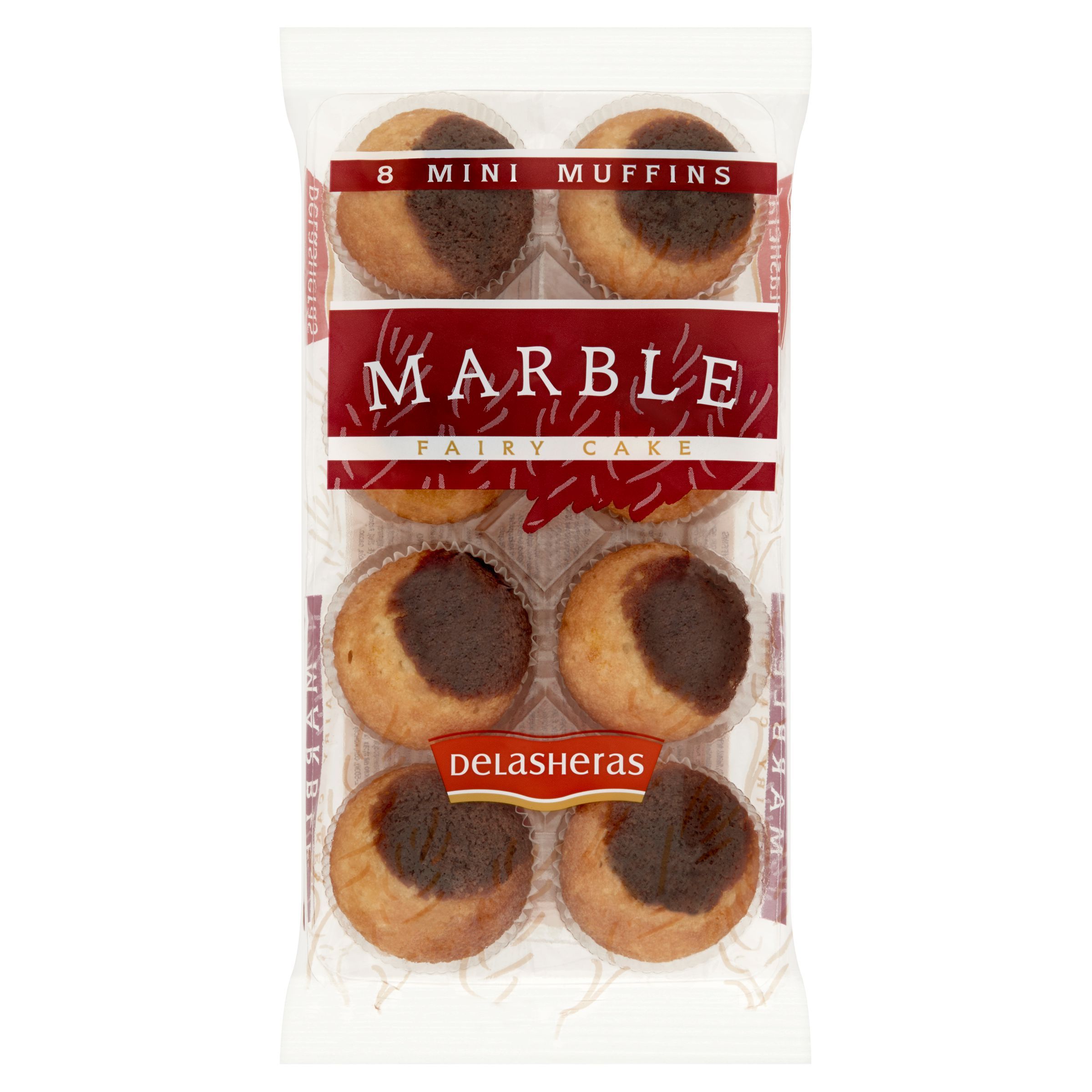 Pekárna a cukrárna - Delasheras Mini muffiny mramorové 180 g