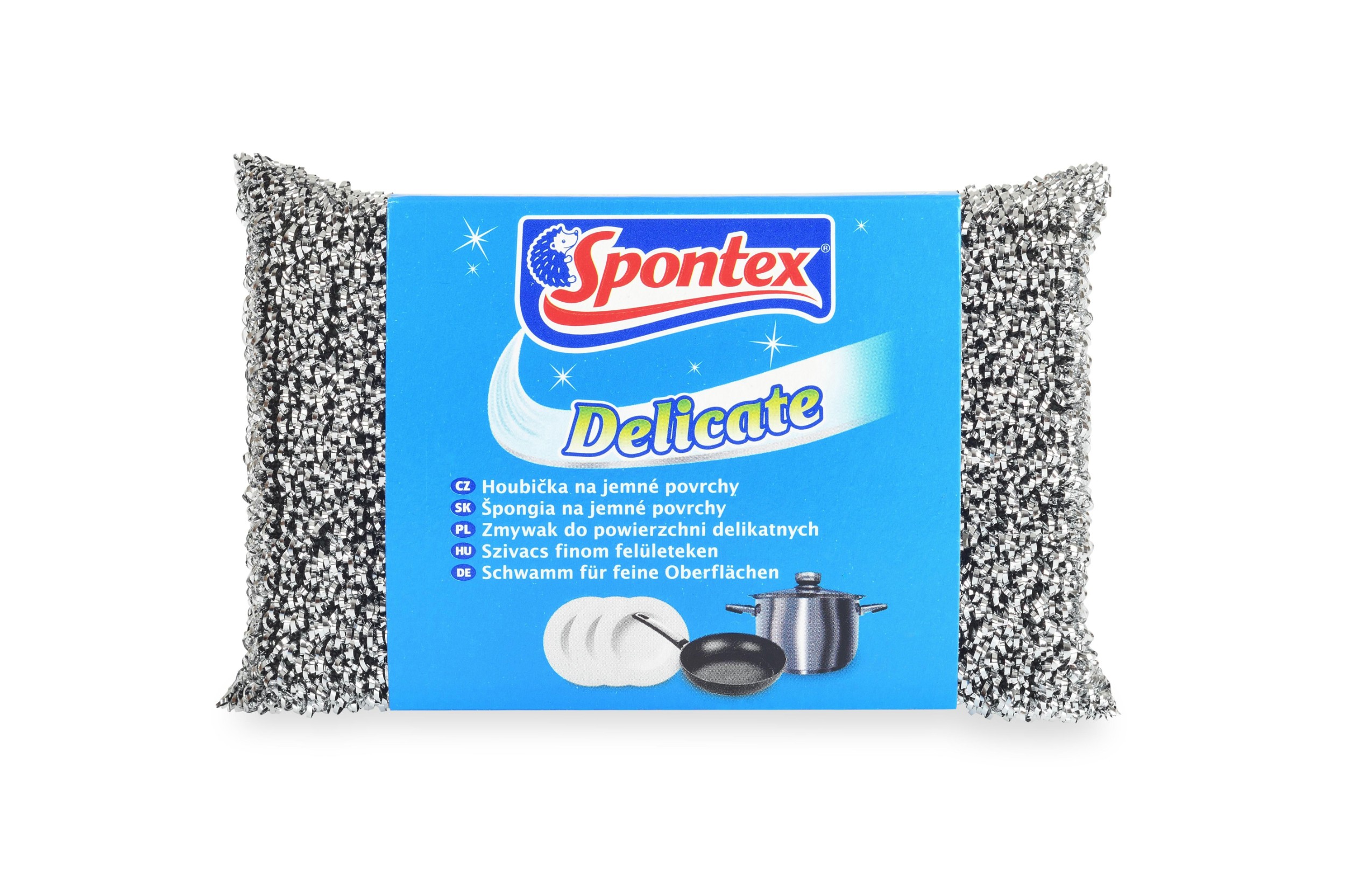 Drogerie a kosmetika - Delicate Spontex houbička na jemné povrchy 1 ks