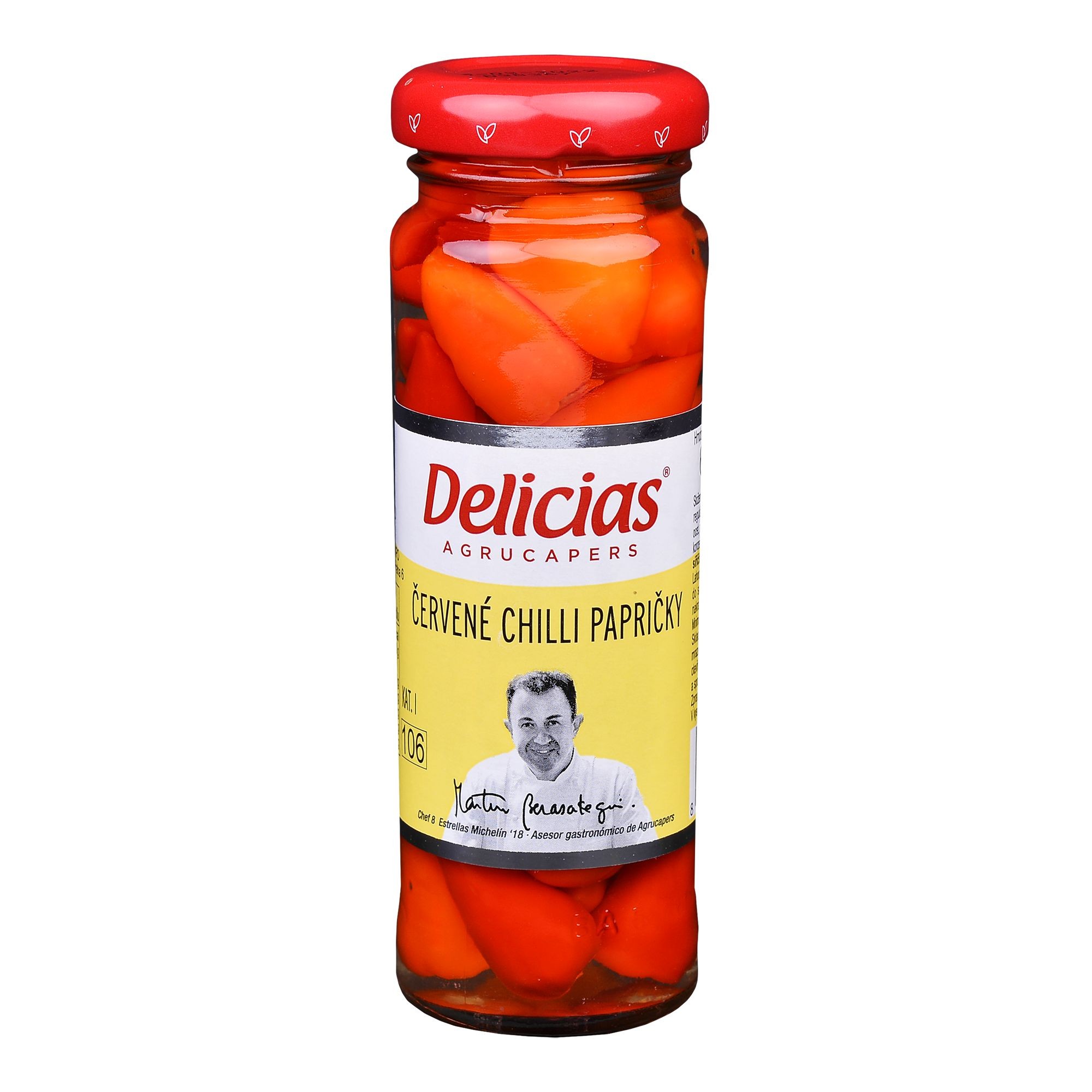 Trvanlivé potraviny - Delicias Červené chilli papričky 100 g