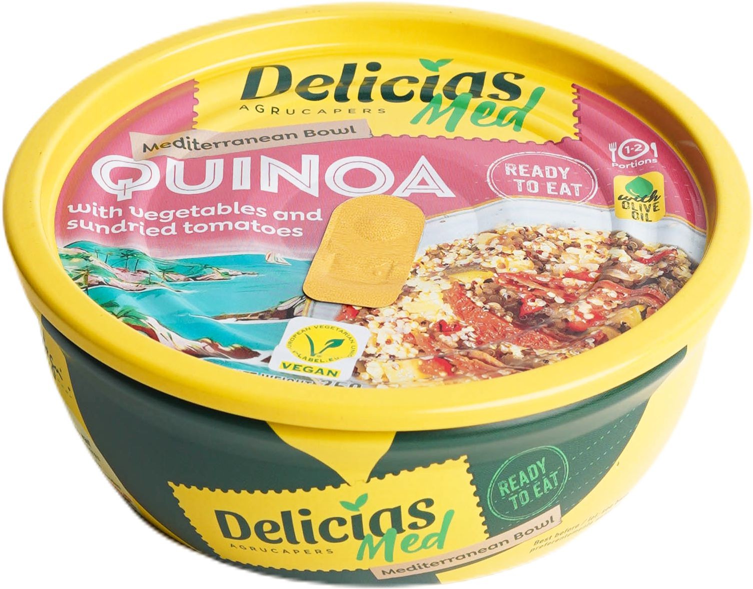 Trvanlivé potraviny - Delicias Med QUINOA se zeleninou a sušenámi rajčaty 250g