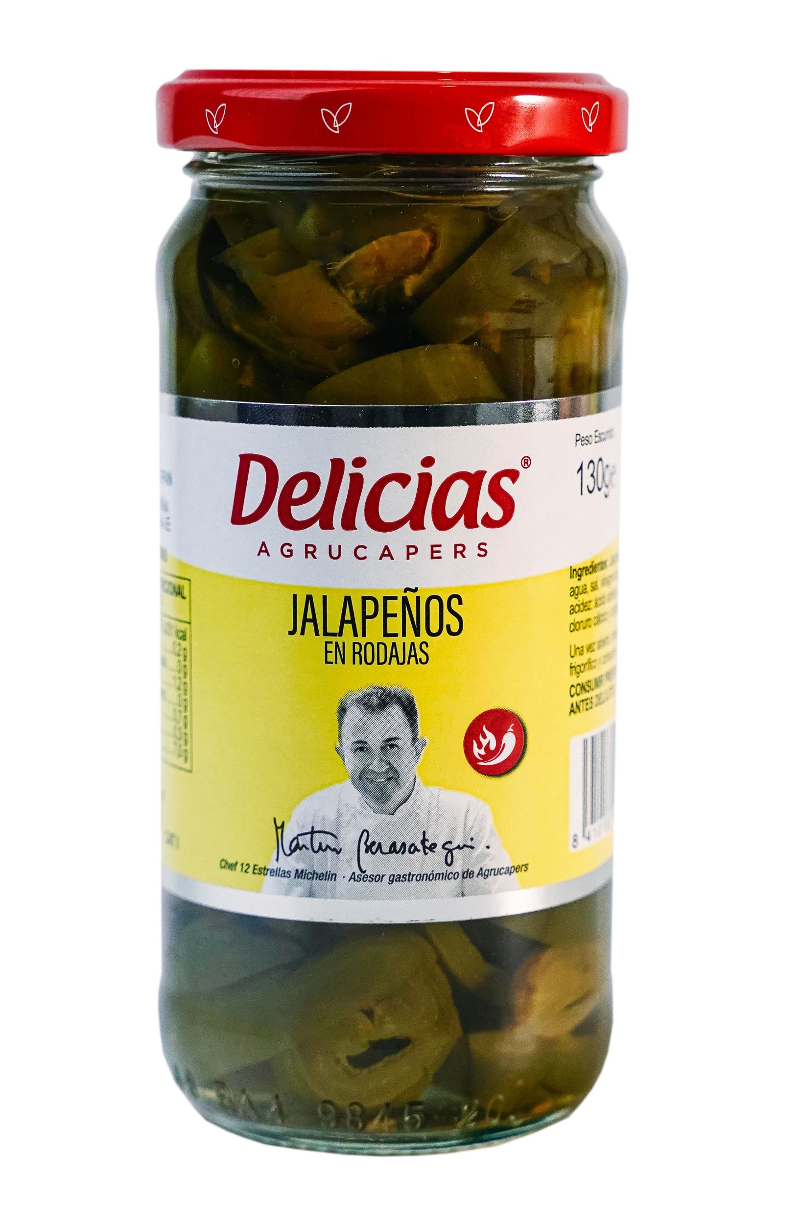 Trvanlivé potraviny - Delicias Pálivé papričky jalapeňos 250 g