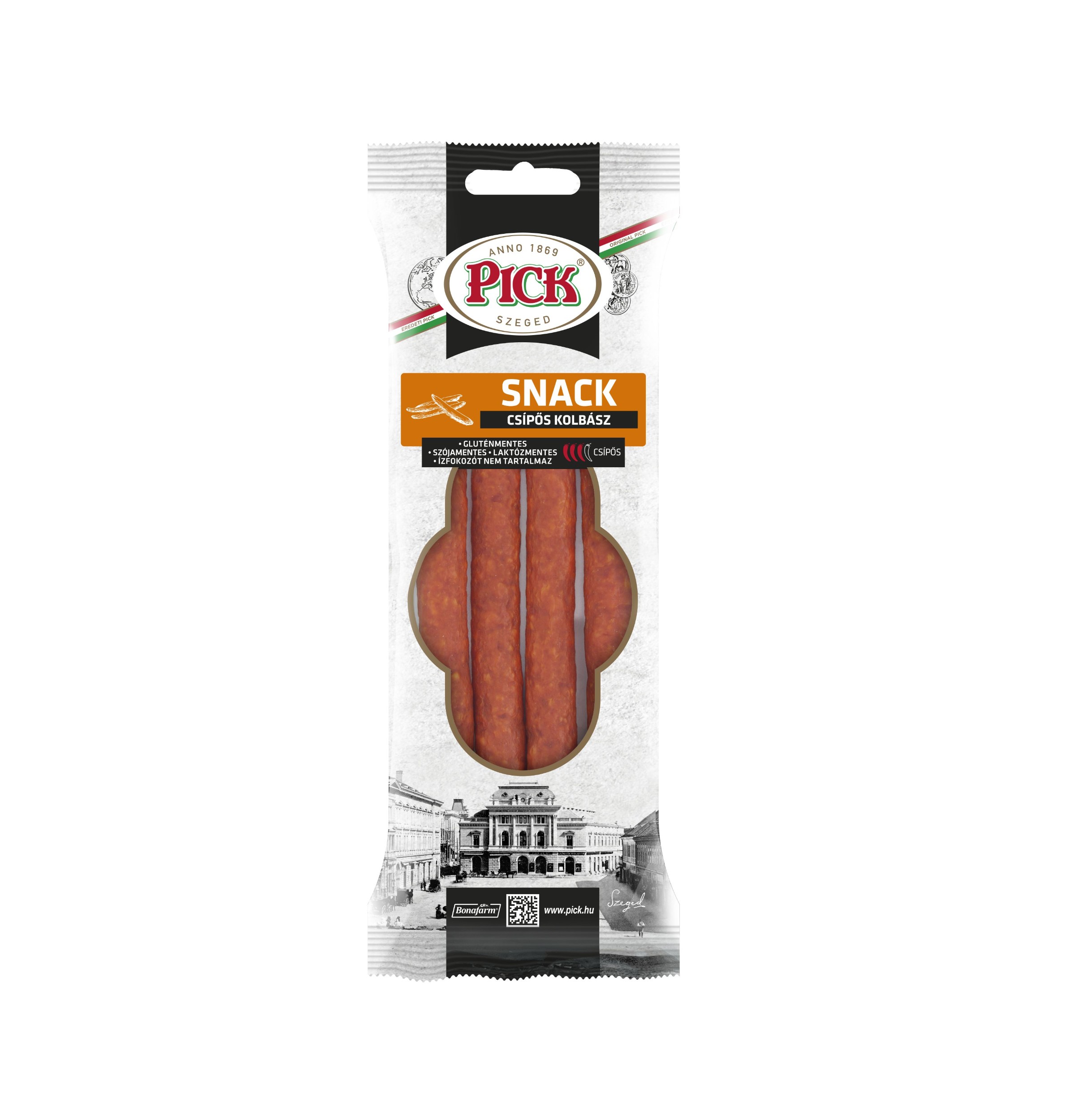 Uzeniny a lahůdky - Delpra Pick Snack klobásky, pálivé 100 g