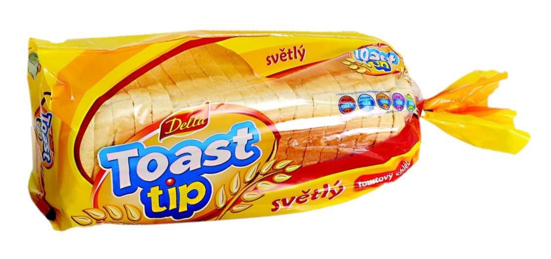 Pekárna a cukrárna - Delta Toasttip Toustový chléb světlý krájený 500 g