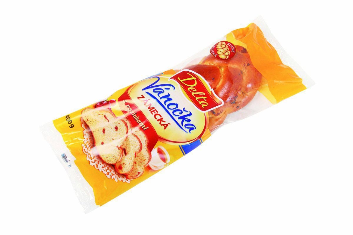 Pekárna a cukrárna - Delta Vánočka zámecká s rozinkami balená 400 g