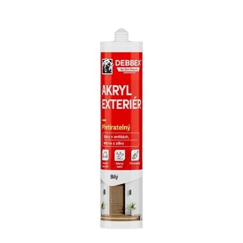 Domácnost a Zahrada - Den Braven Akryl Exteriér 280ml bílý