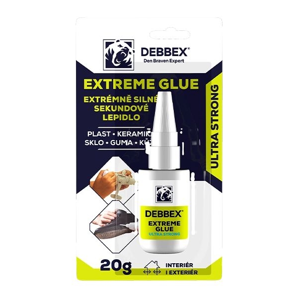 Domácnost a Zahrada - Den Braven Extrémně silné sekundové lepidlo EXTREME GLUE 20g