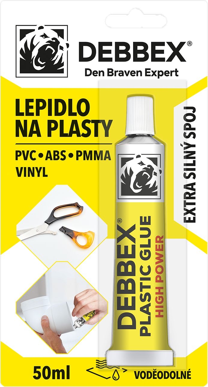 Domácnost a Zahrada - Den Braven Lepidlo na plasty Debbex 50 ml