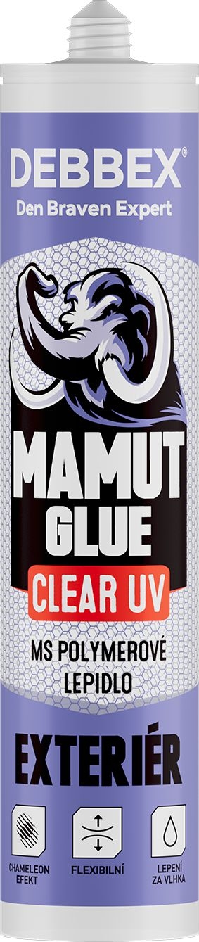 Domácnost a Zahrada - Den Braven MAMUT GLUE Clear UV 290 ml