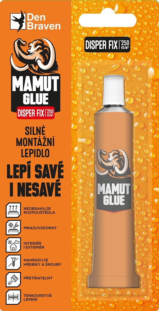 Domácnost a Zahrada - Den Braven MAMUT GLUE Disper Fix šedá 25ml