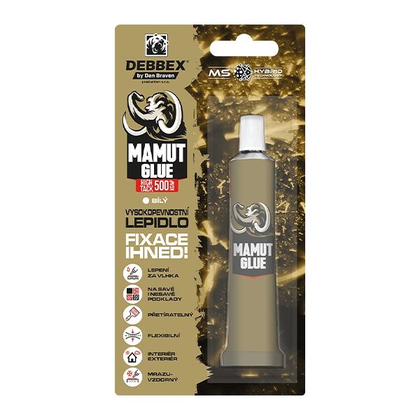 Domácnost a Zahrada - Den Braven MAMUT GLUE High Tack lepidlo bílé 25 ml