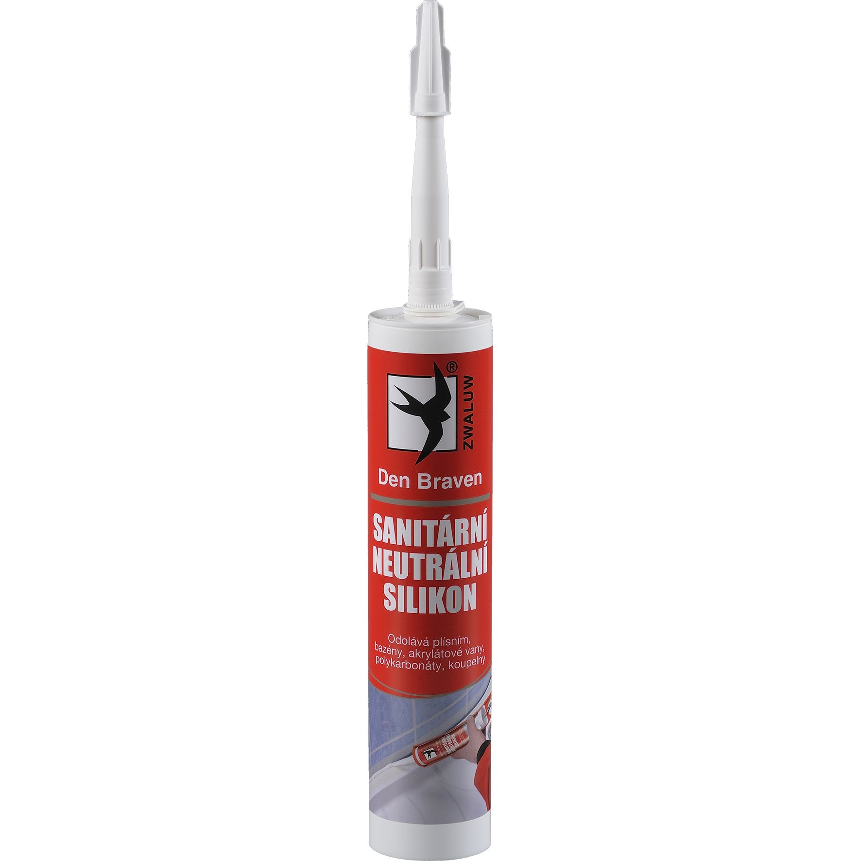 Den Braven Sanitární neutrální silikon 280ml transp.RL-1