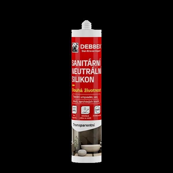 Den Braven Sanitární neutrální silikon 280ml transp.RL-0