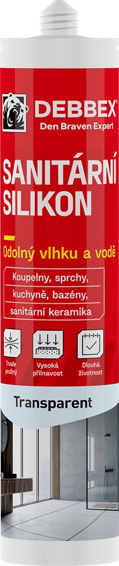 Den Braven Sanitární silikon  transp. DISTYK 280ml-0