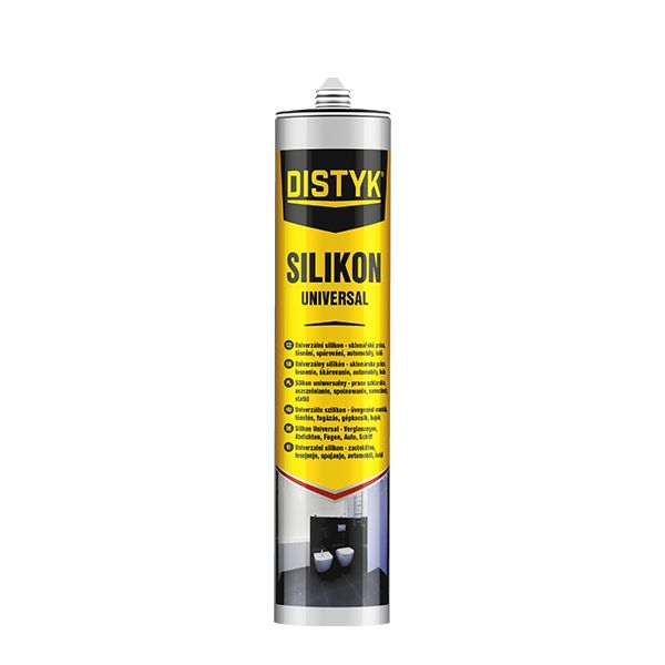 Domácnost a Zahrada - Den Braven Univerzální silikon bílý DISTYK 280ml