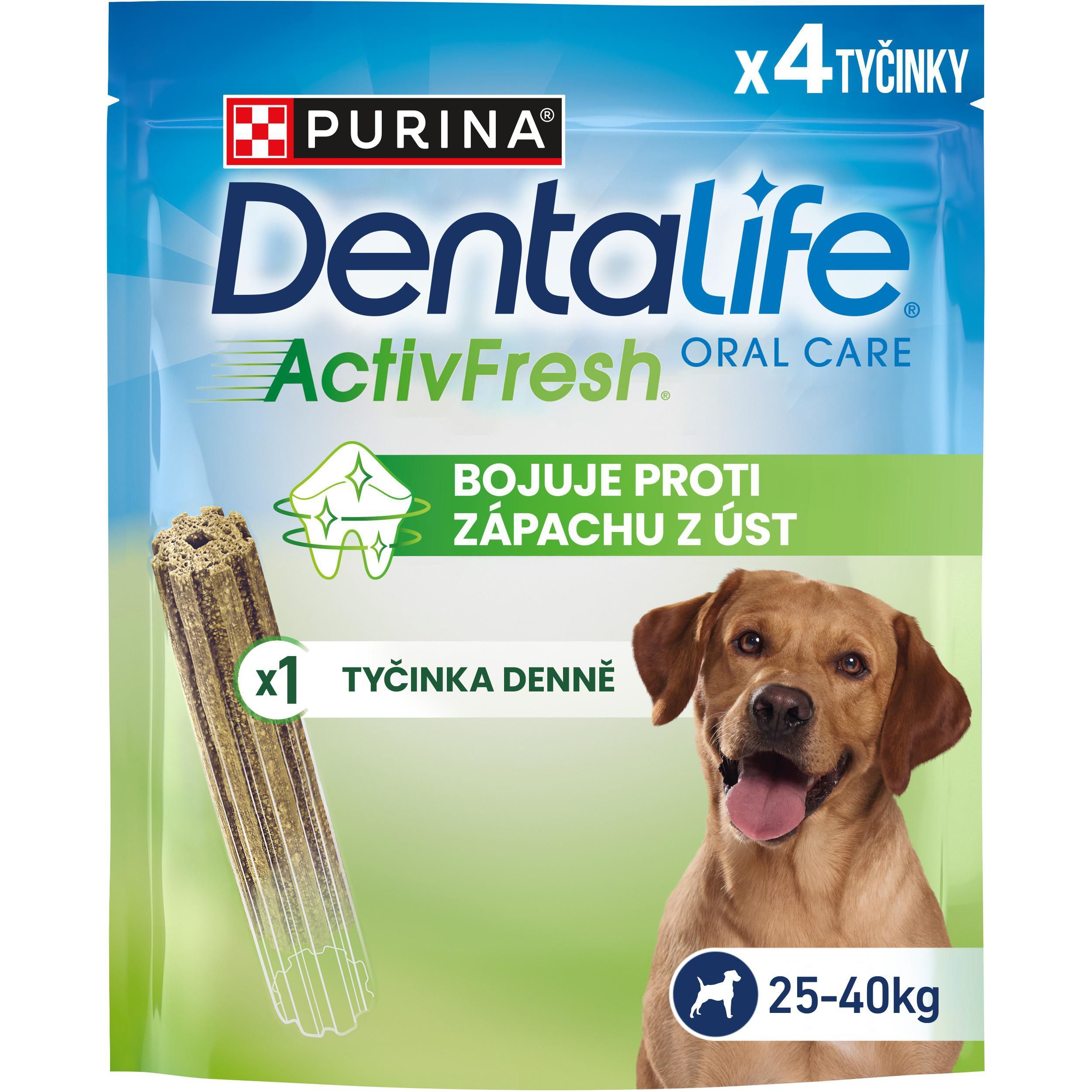 Svět zvířat - Dentalife ActivFresh dentální tyčinky pro psy Large 142 g