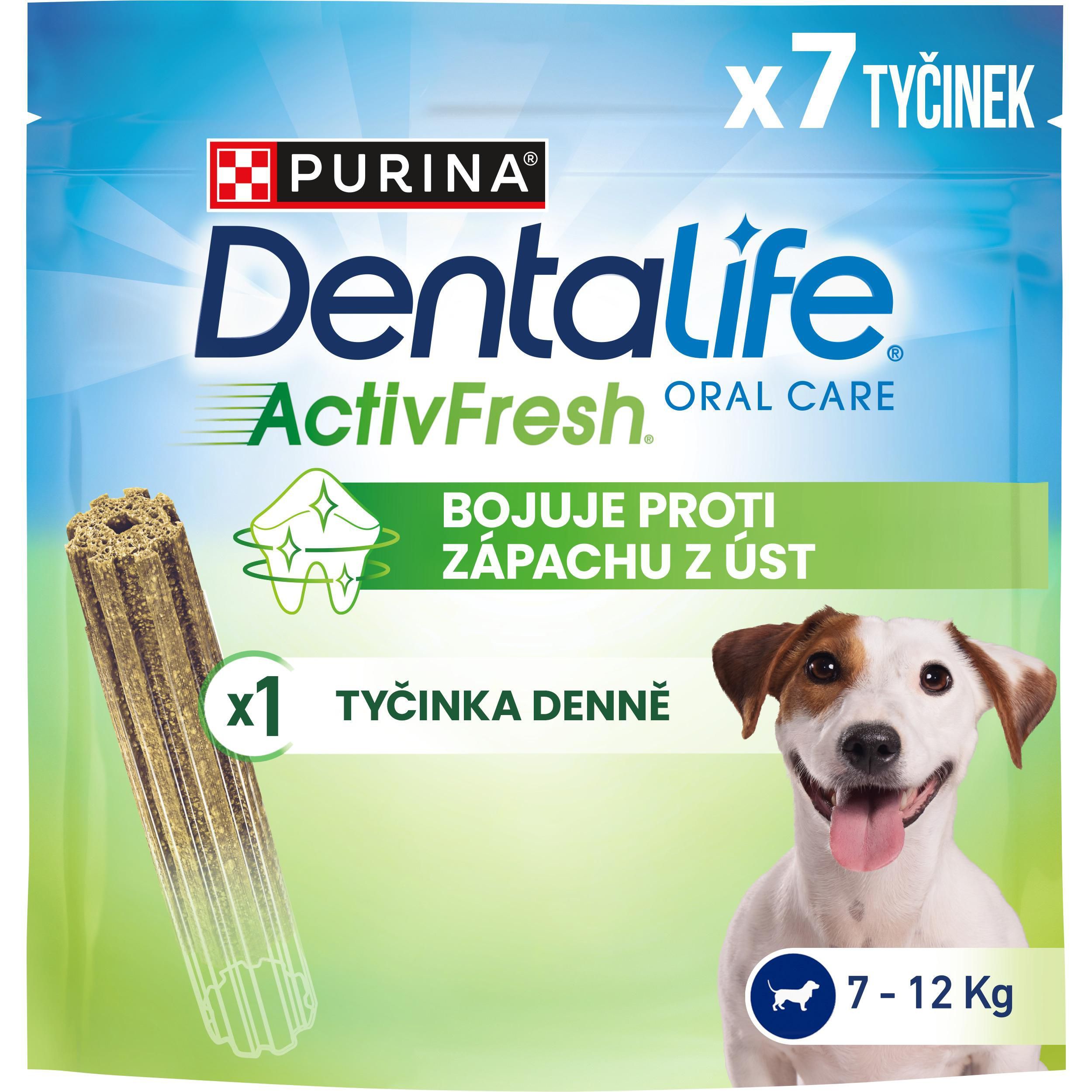 Svět zvířat - Dentalife ActivFresh dentální tyčinky pro psy Small 115 g