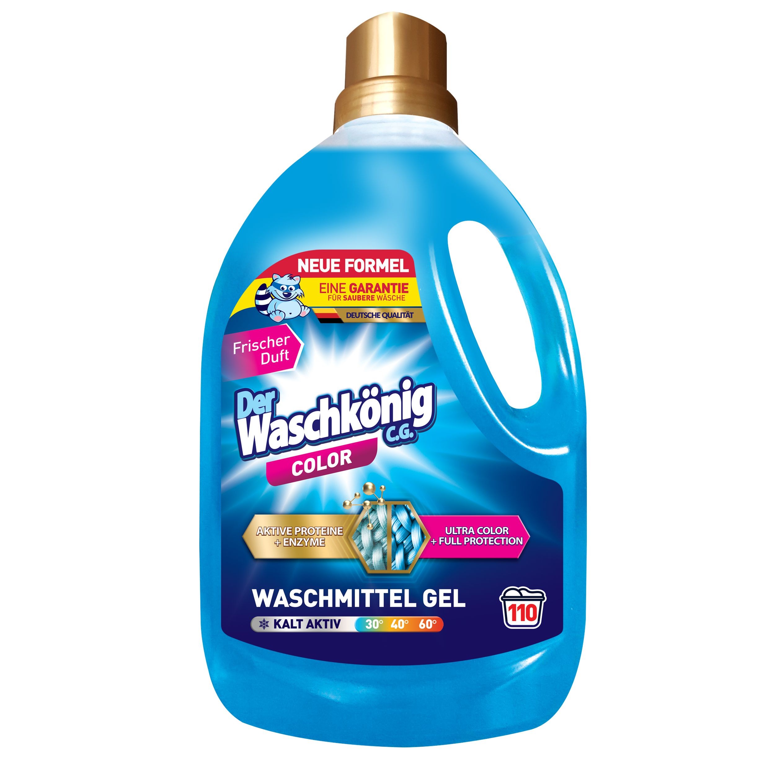 Drogerie a kosmetika - Der Waschkönig C.G. Prací gel 3,305l Color 110 dávek